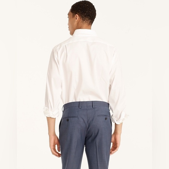 J Crew Bowery wrinkle-free dress shirt with spread collar BG666 - Picture 3 of 6
